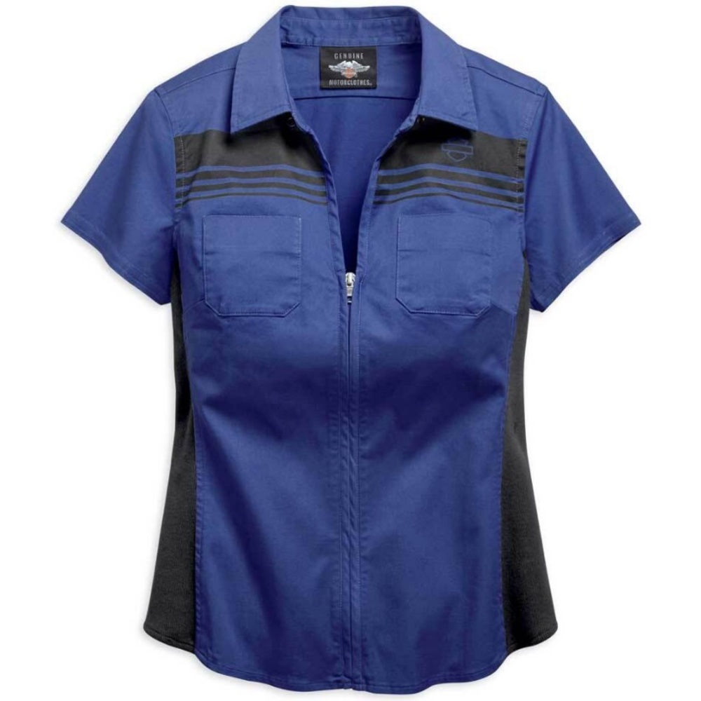 Harley-Davidson Zip-Up Shop Shirt